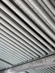 Close up of a water treatment system.