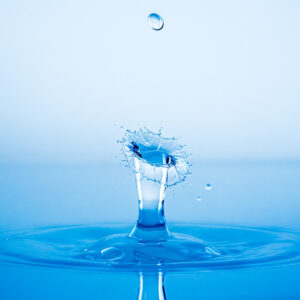 Water droplet example.