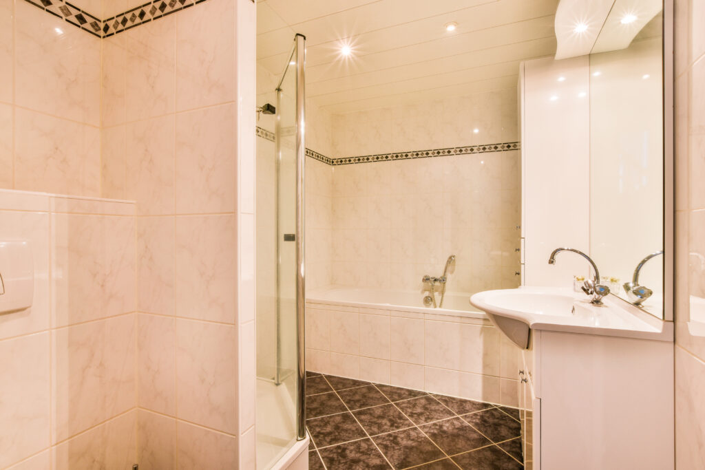 Clean bathroom
