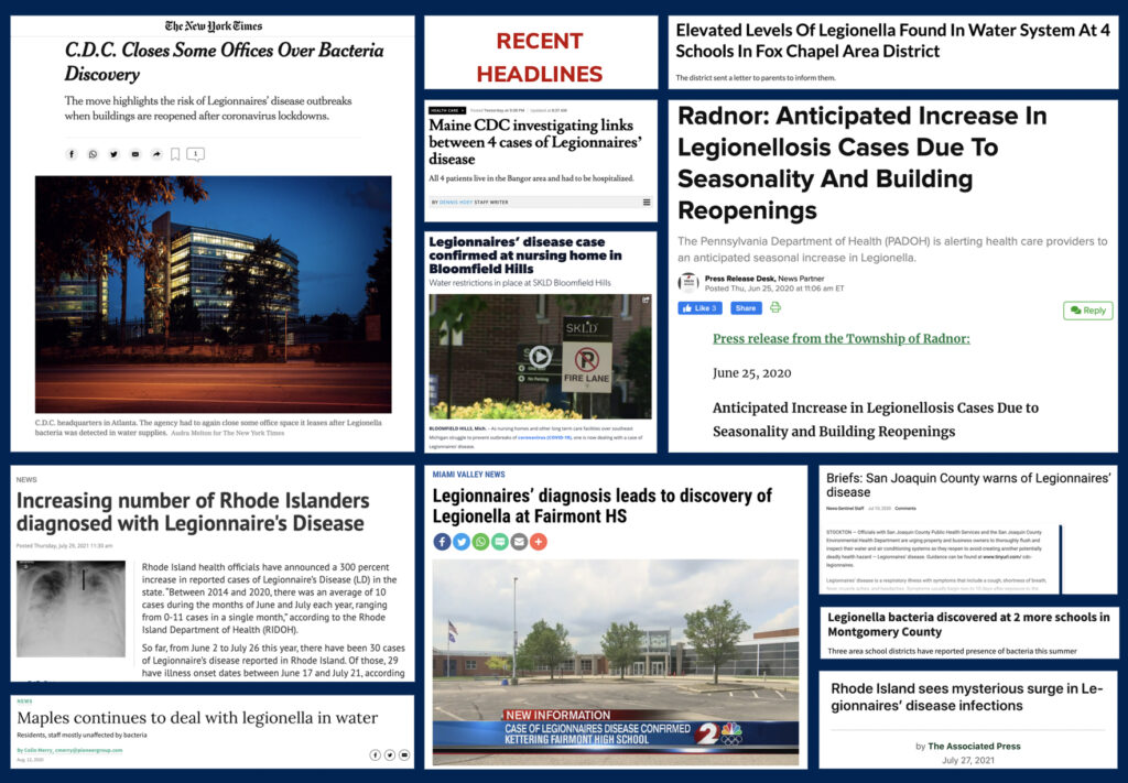 Legionella in the Headlines
