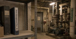 water management plan in mechanical room