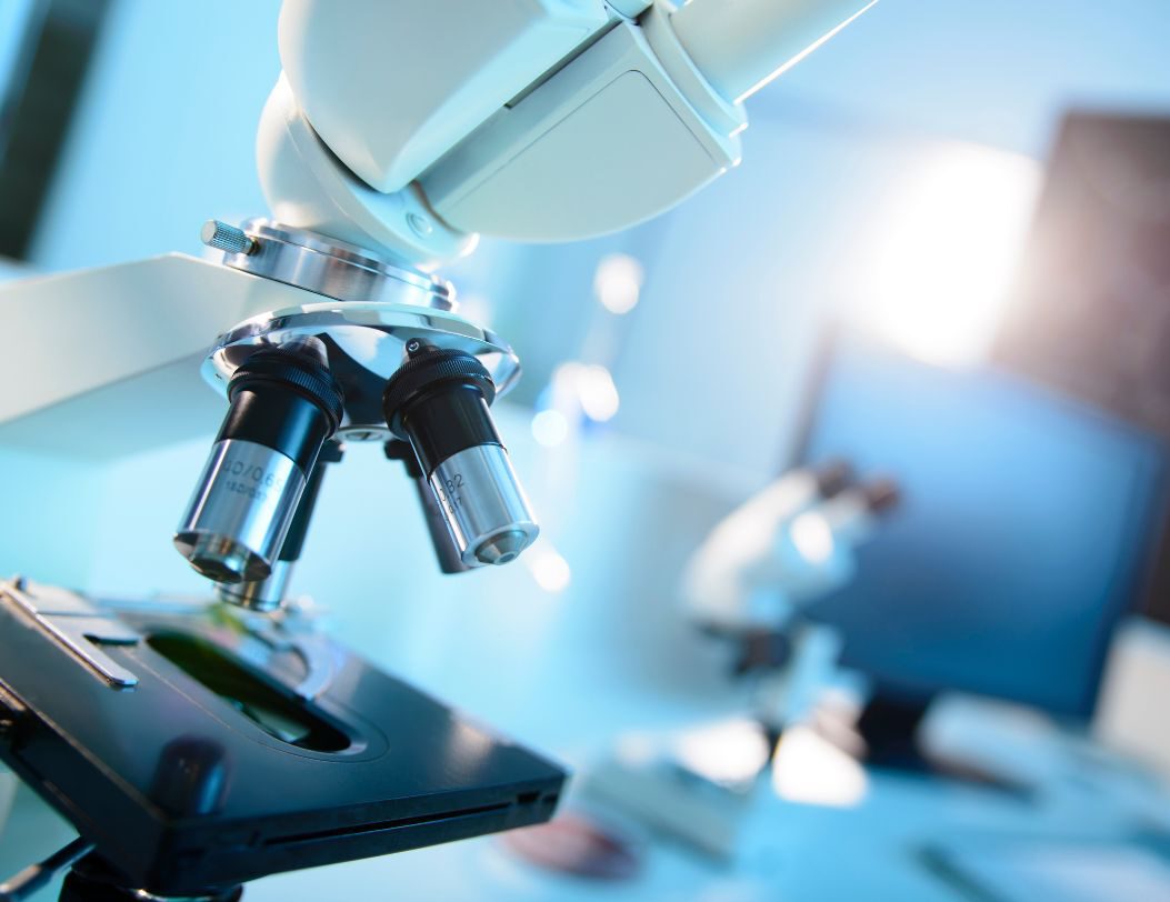 cdc-elite-lab-legionella-microscope An image of a microscope. IWC Innovations uses partner labs that are accredited by the CDC ELITE Program for legionella testing.